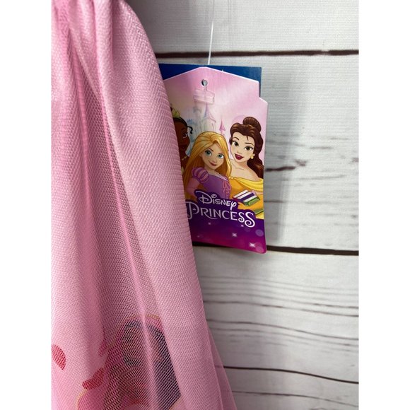 Disney Beautiful Pink Princess Shimmery Tulle Fancy Nightgown Size 3T - Picture 7 of 8